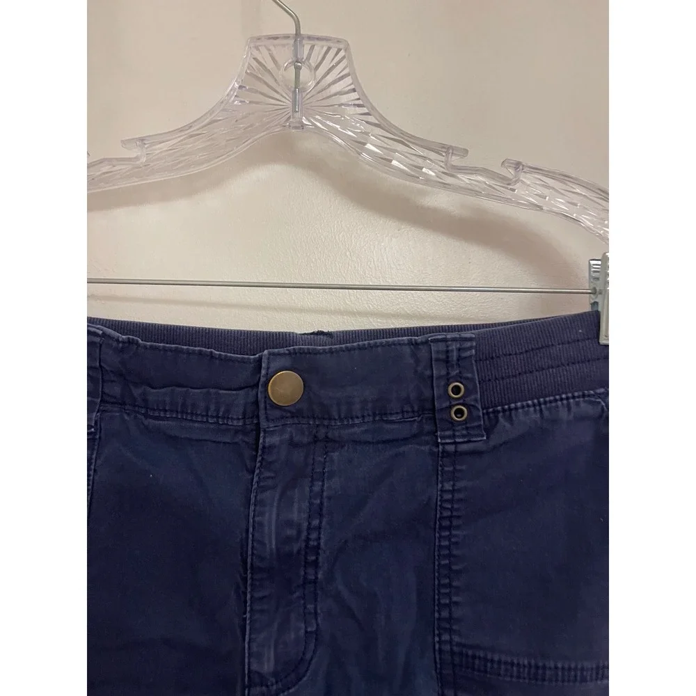 Vintage Lee Blue Cargo‎ Camo Counselor Granola 90s Navy Shorts